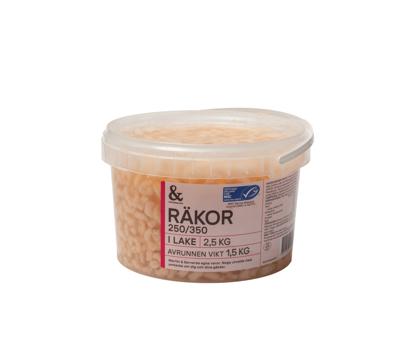 Räkor i lake MSC 250/350 1,5kg - Bild 1 av 2