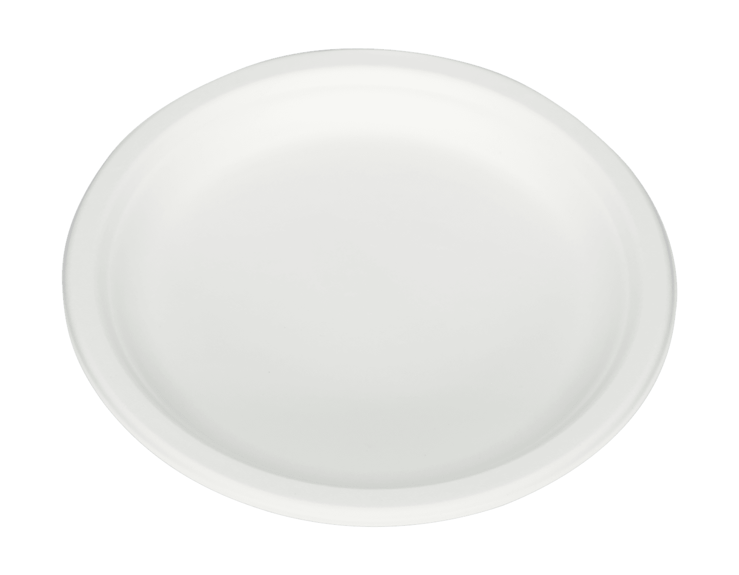 Tallrik bagasse vit 17cm