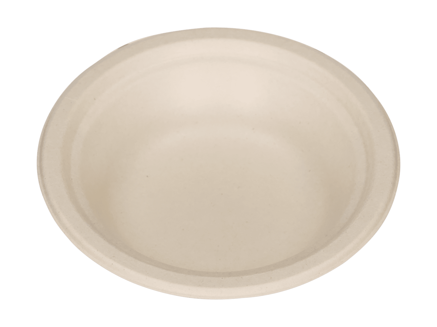Tallrik bagasse djup natur 18cm