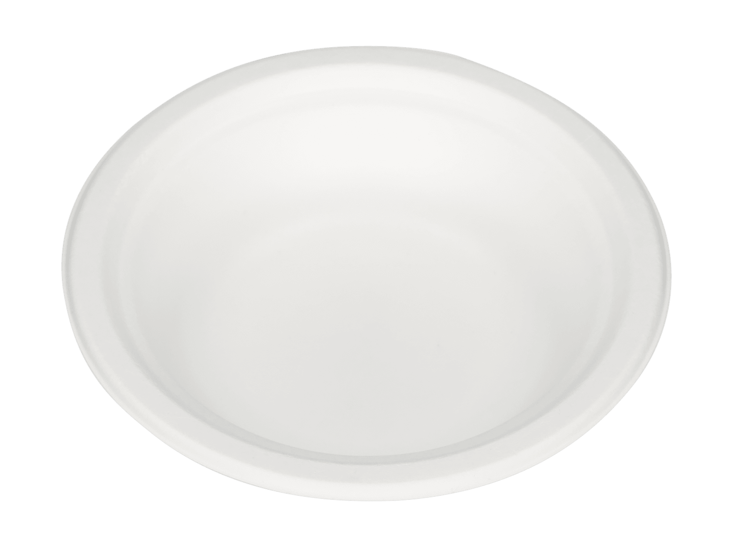 Tallrik bagasse djup vit 18cm