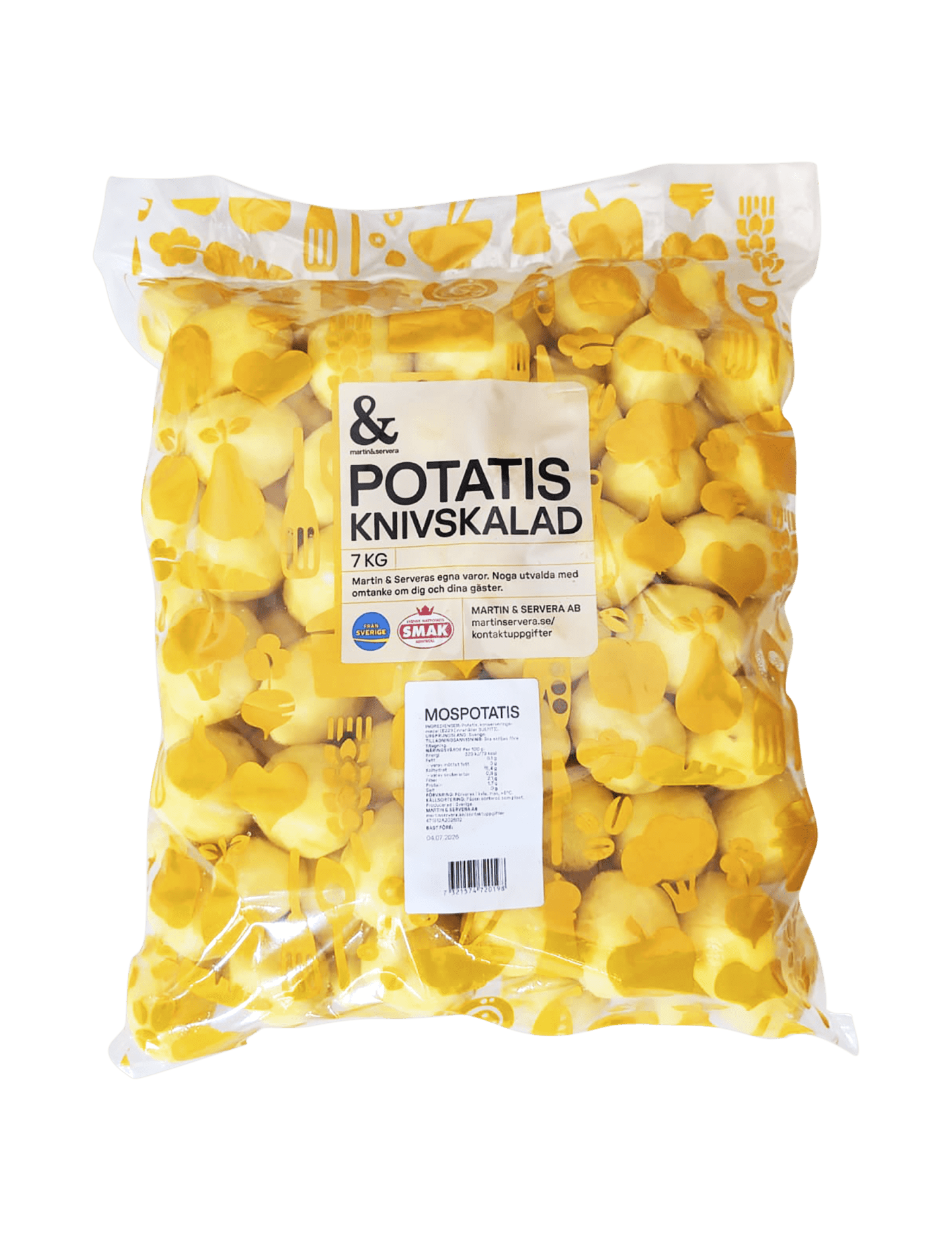 Potatis skalad Mos 7kg