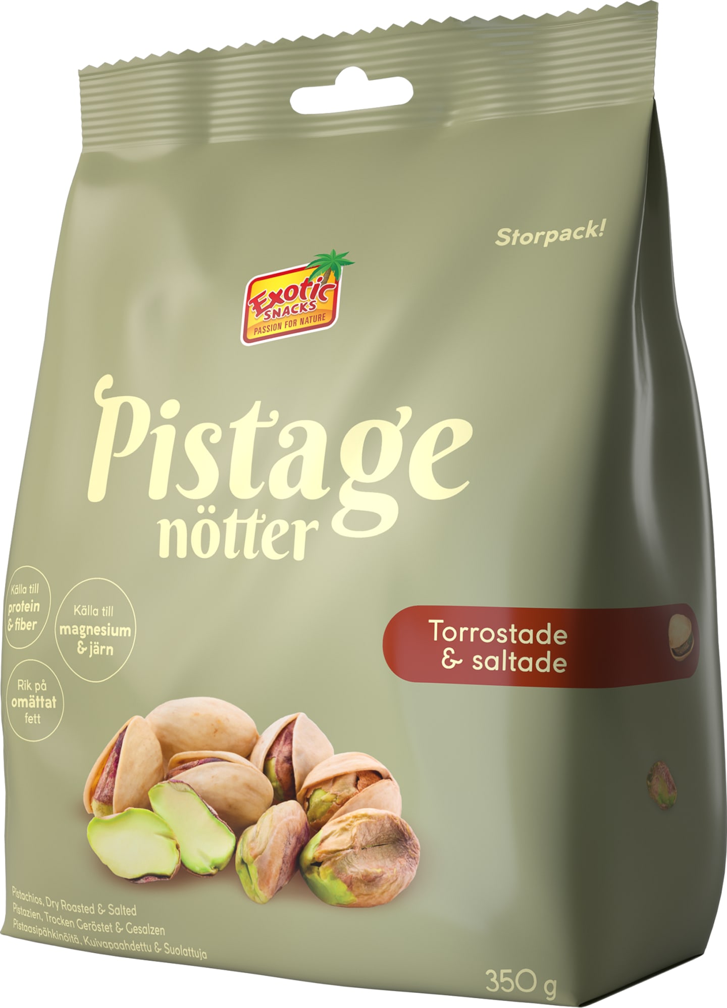 Pistagenötter rostade saltade 350g