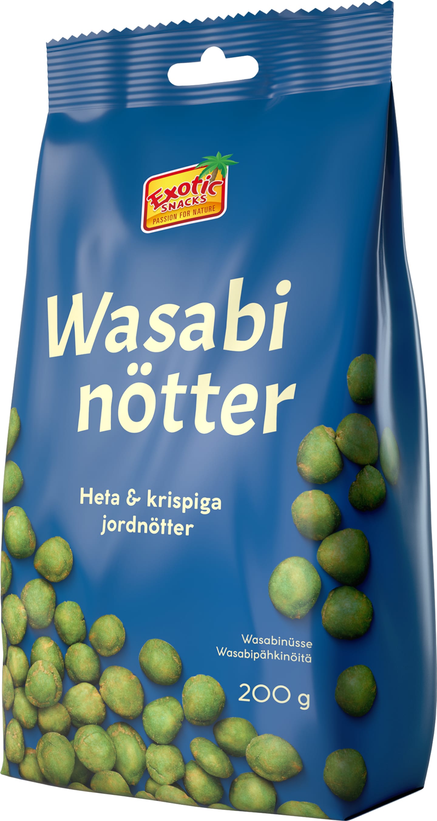 Wasabinötter 200g