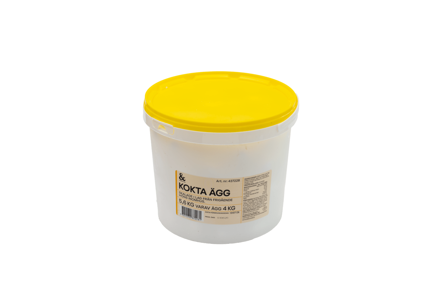 Ägg kokta skalade ca 80st,  4kg - Bild 1 av 2