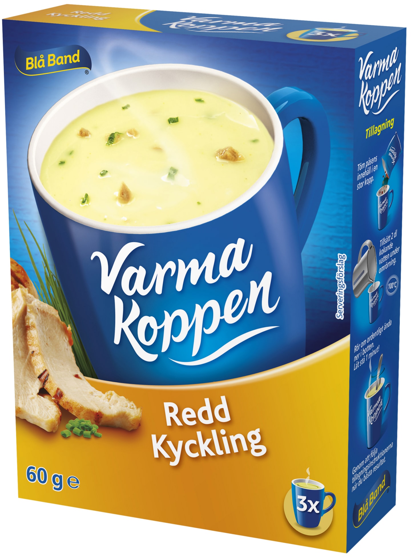 Kycklingsoppa redd Varma koppen 3p 60g