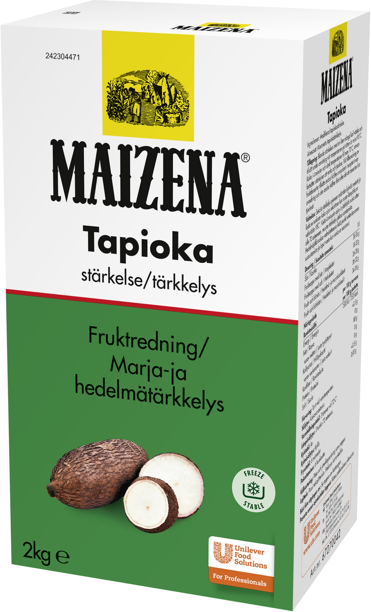 Fruktredning stärkelse Tapioka 2kg