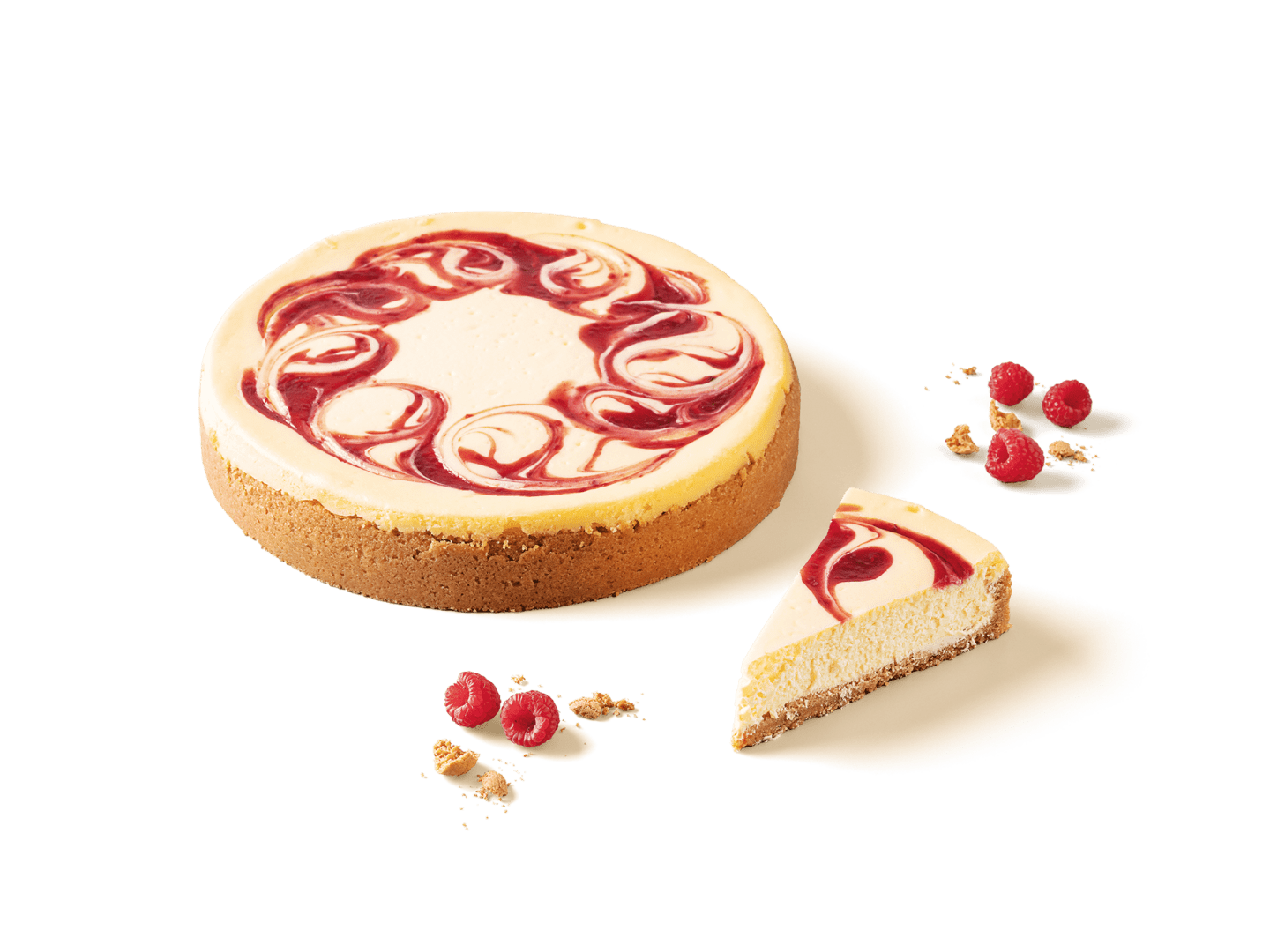 Cheesecake Raspberry Marble 1,6kg - Bild 1 av 2