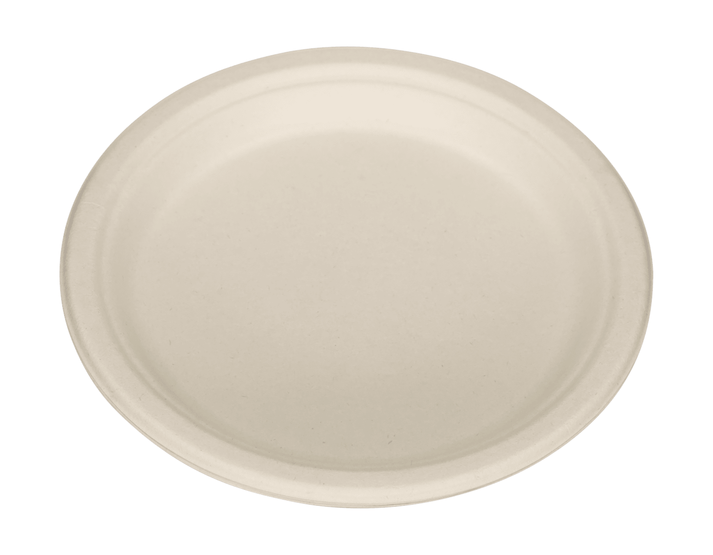 Tallrik bagasse natur 22cm