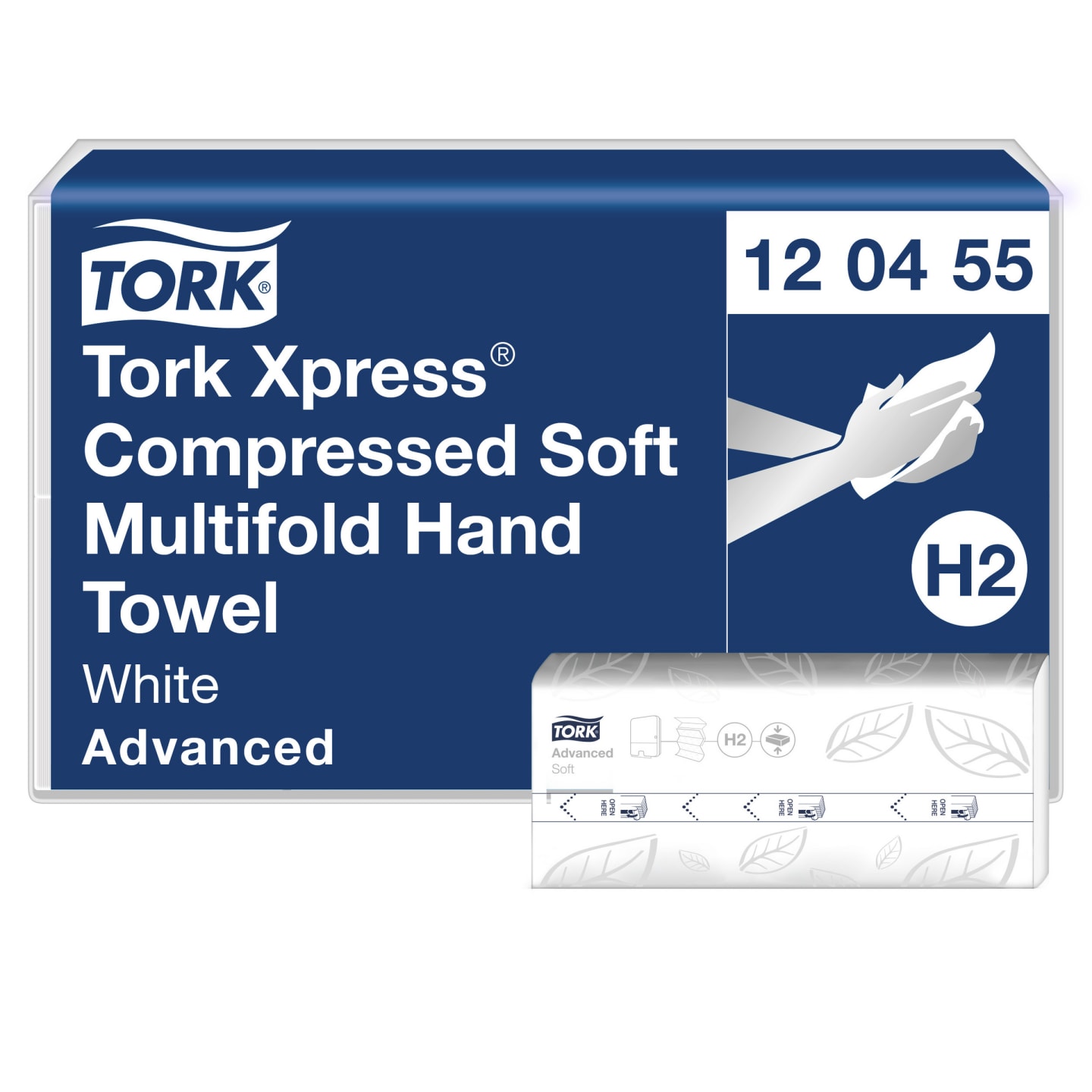 Handduk Tork Xpress Kompr H2 Mjuk 2880st