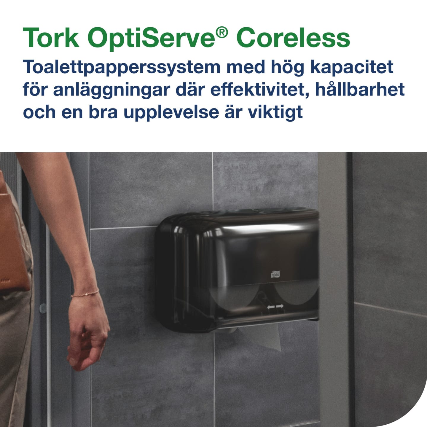 Disp svart OptiServe® Coreless 2r T7 - Bild 1 av 3