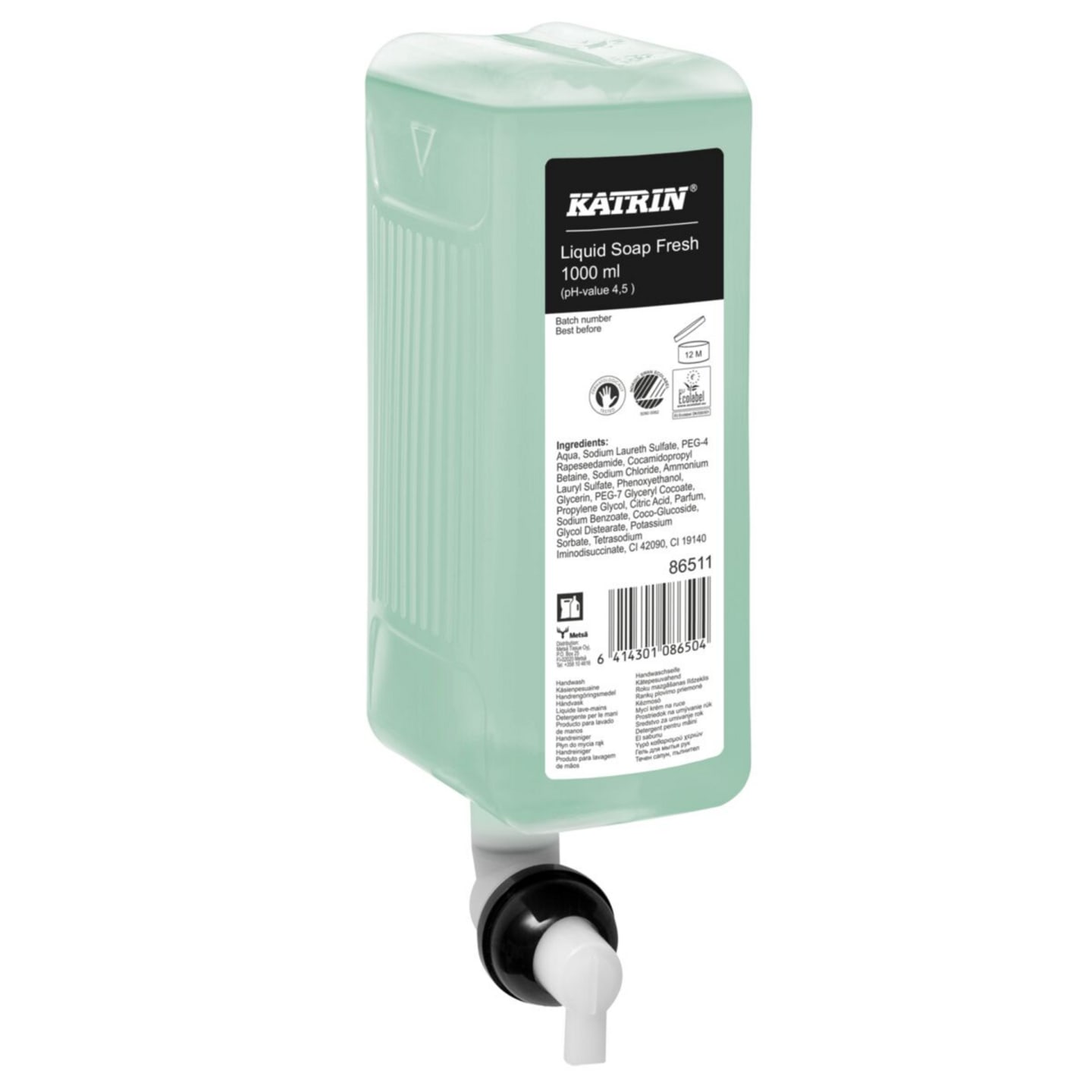 Flytande tvål Katrin Grön 1000ml