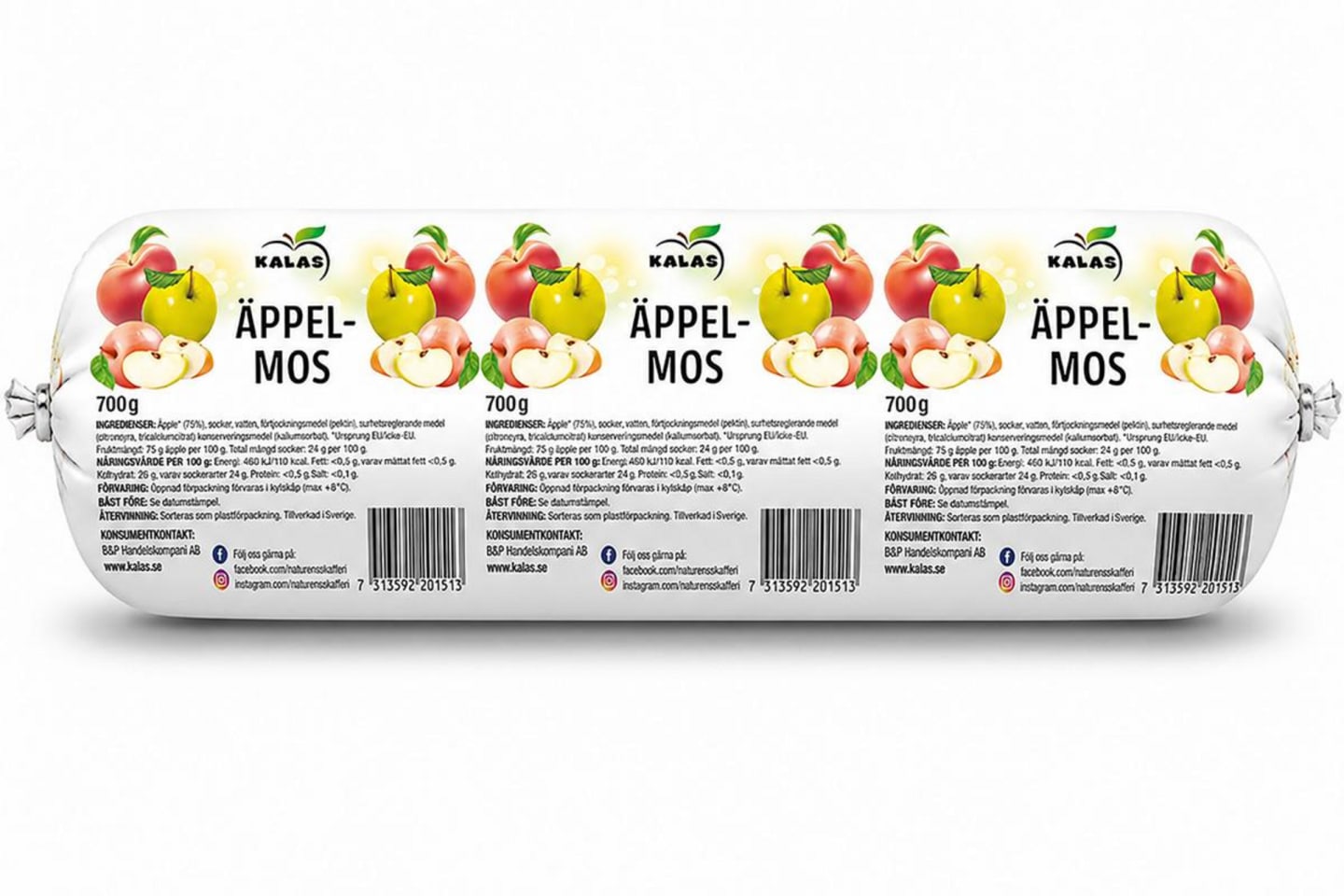 Äppelmos refill 700g