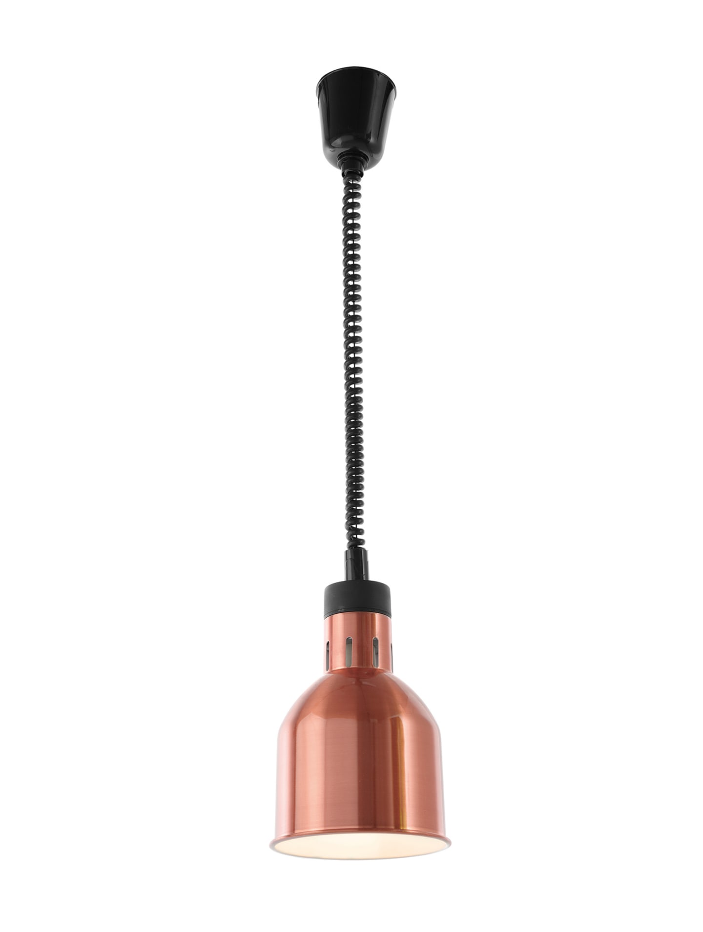 Värmelampa cylinder koppar höj/sänkbar