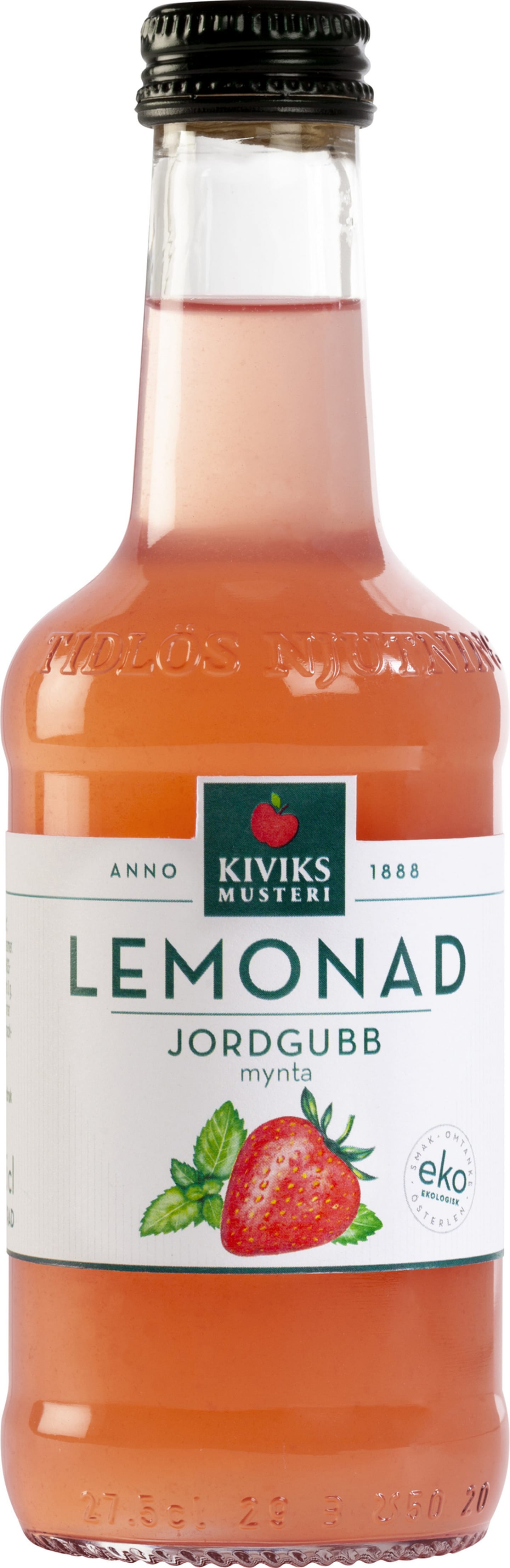 Lemonad jordgubb mynta kolsyrad 27,5cl
