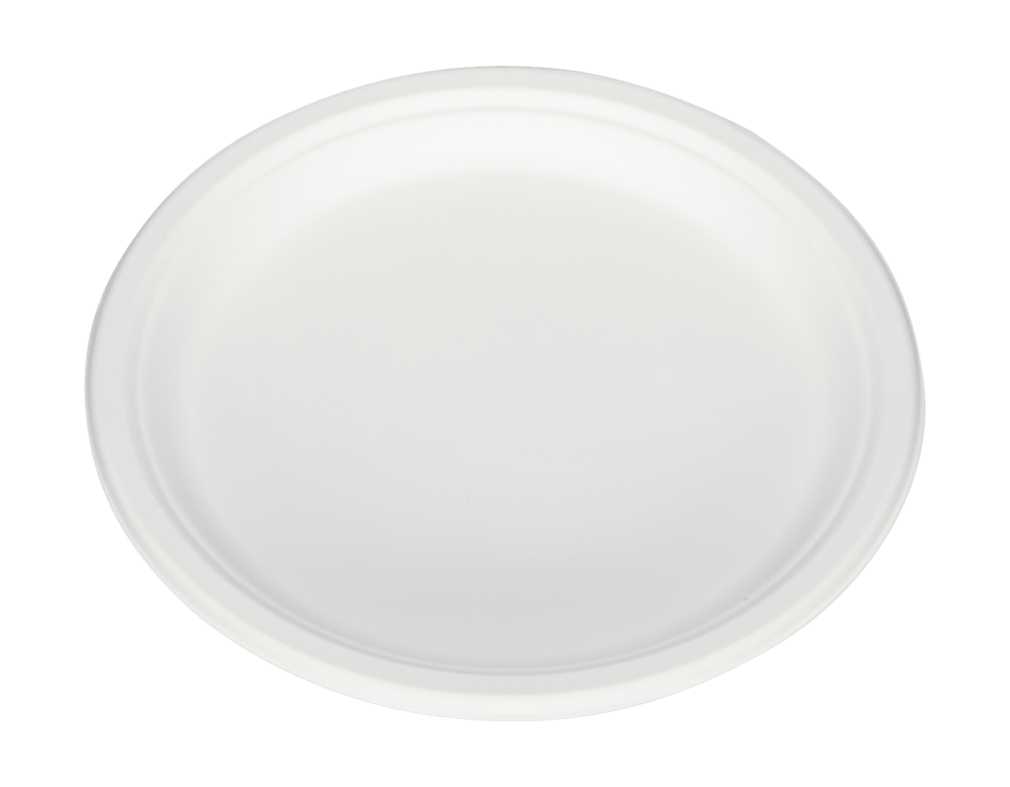 Tallrik bagasse vit 26cm