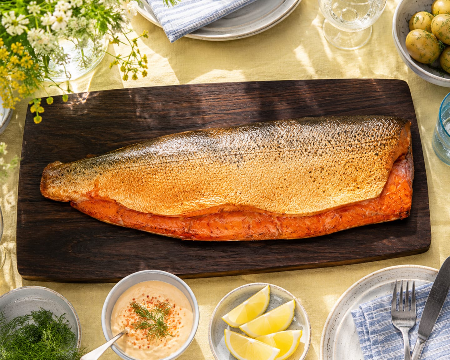 Lax varmrökt dubbel citronpepp ASC 2,6kg - Bild 1 av 2
