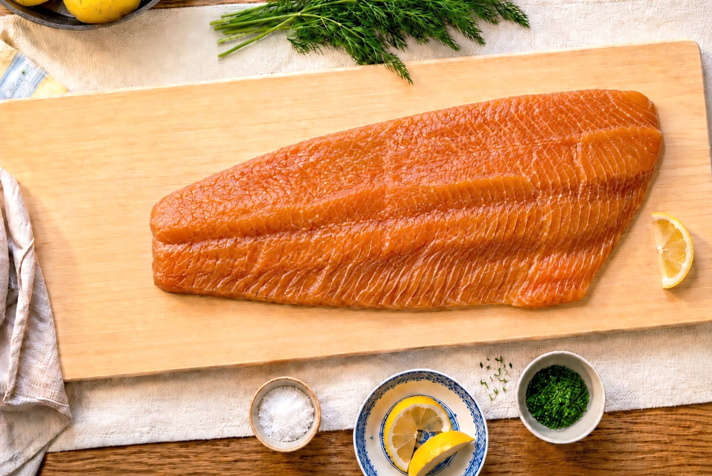 Lax kallrökt bufféskivad ASC ca1,3kg - Bild 1 av 3