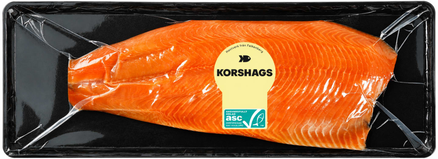 Lax kallrökt bufféskivad ASC ca1,3kg - Bild 1 av 3