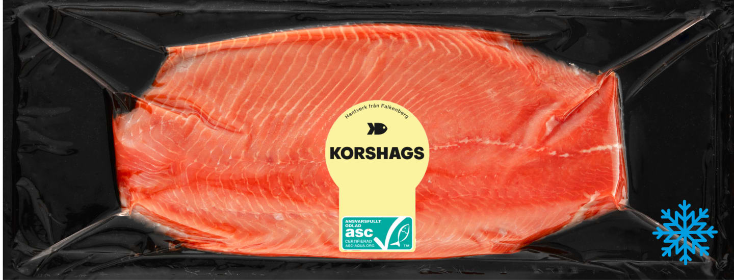 Laxfilé rimmad skivad ASC ca1,3kg - Bild 1 av 2