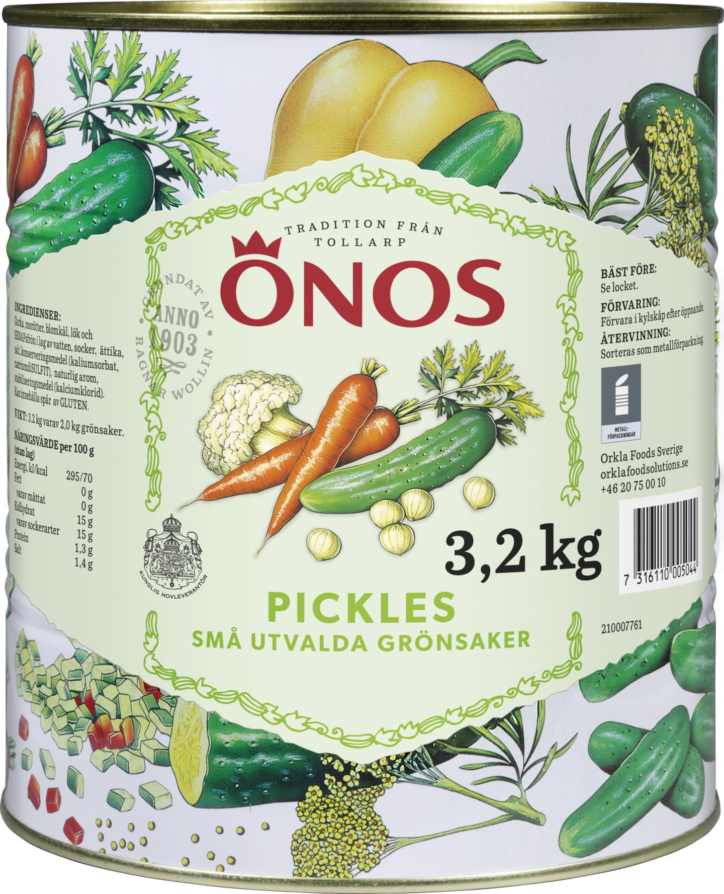 Pickles 3,2 kg