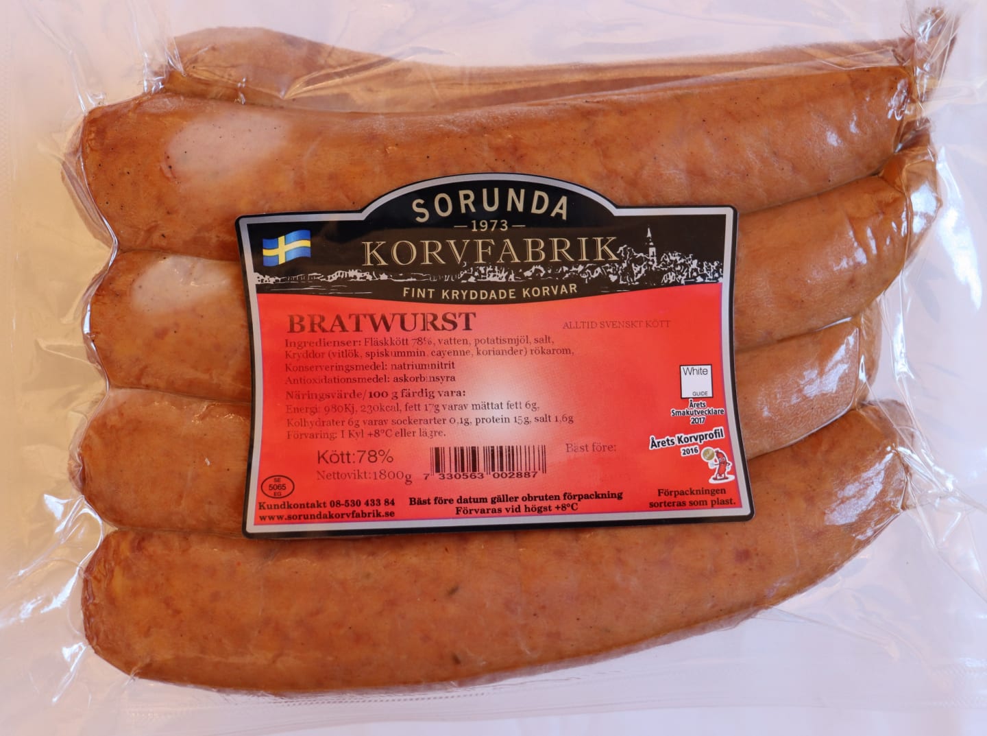 Bratwurst 150g/1,8kg