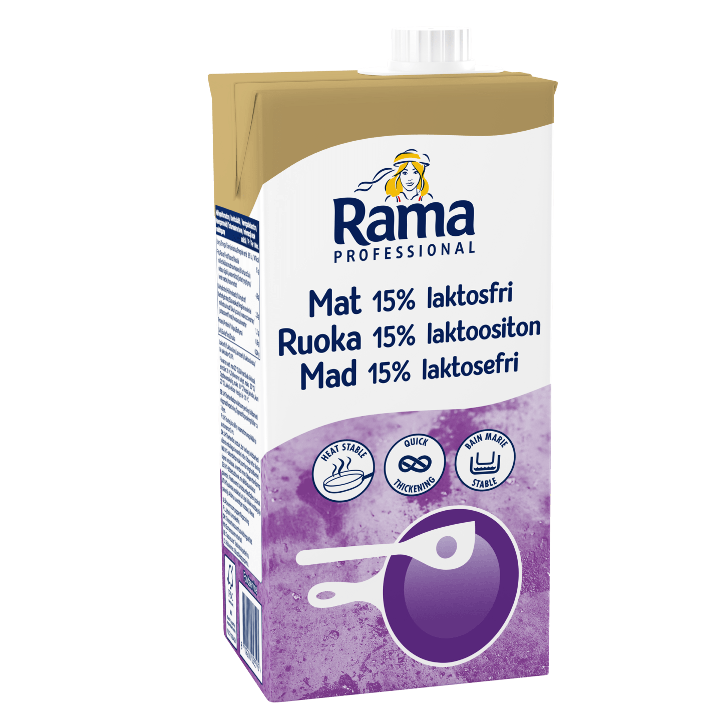 Rama Professional Mat 15%, laktosfri 1L - Bild 1 av 4