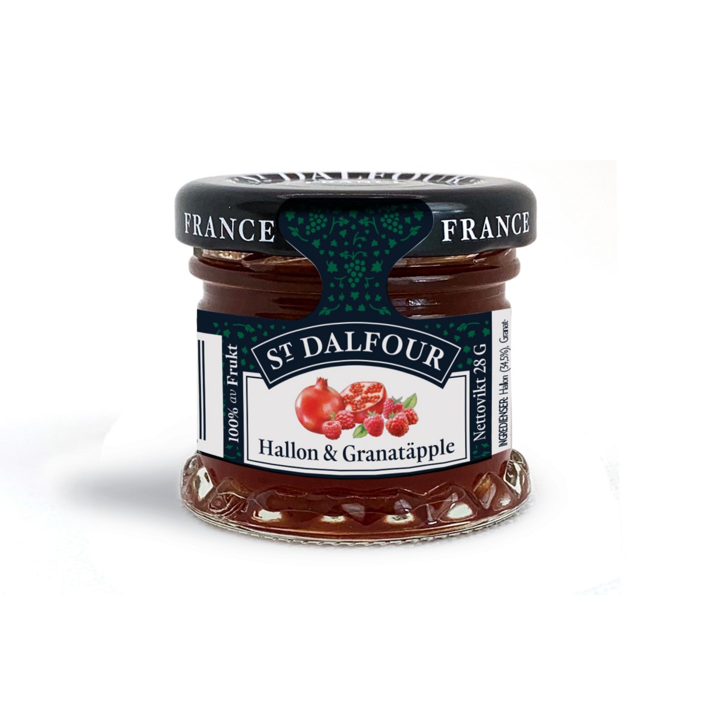 Marmelad Hallon & Granatäpple 28g