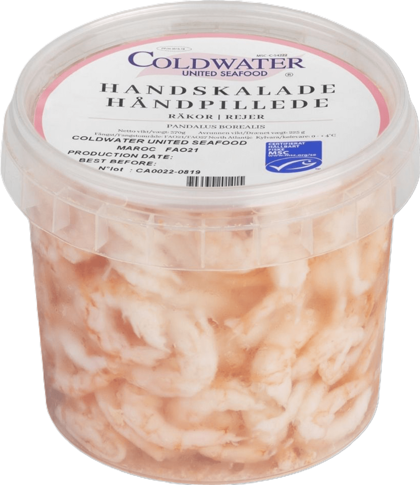 Räka i lake handskalad MSC 225g