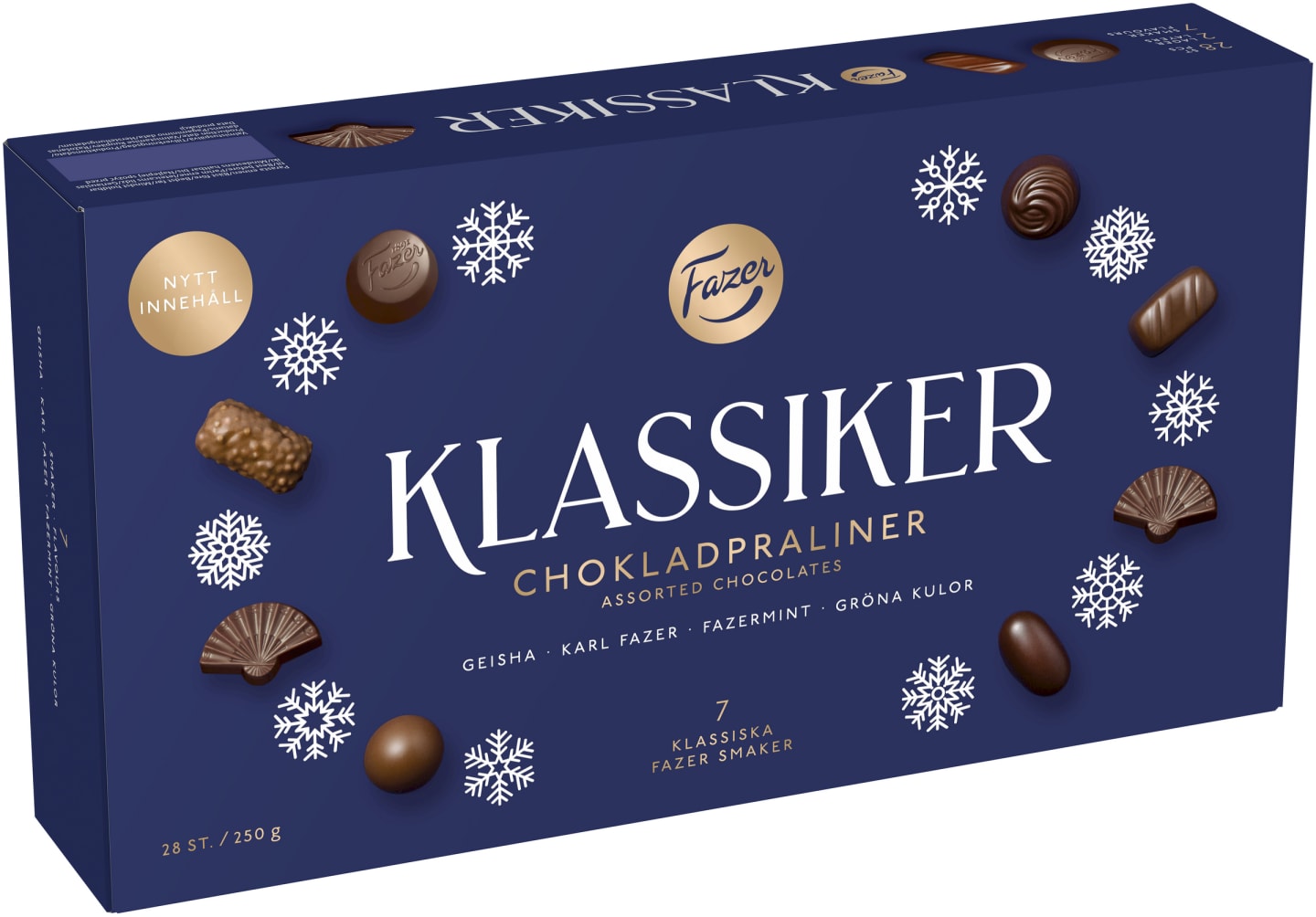 Klassiker chokladask 250g