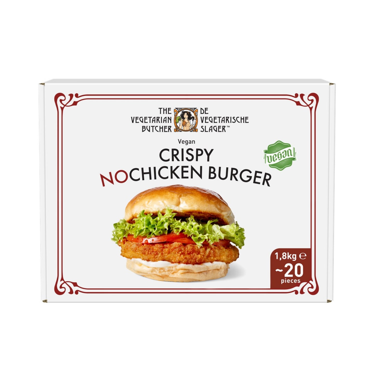 Crispy NoChicken Burger 1,8kg