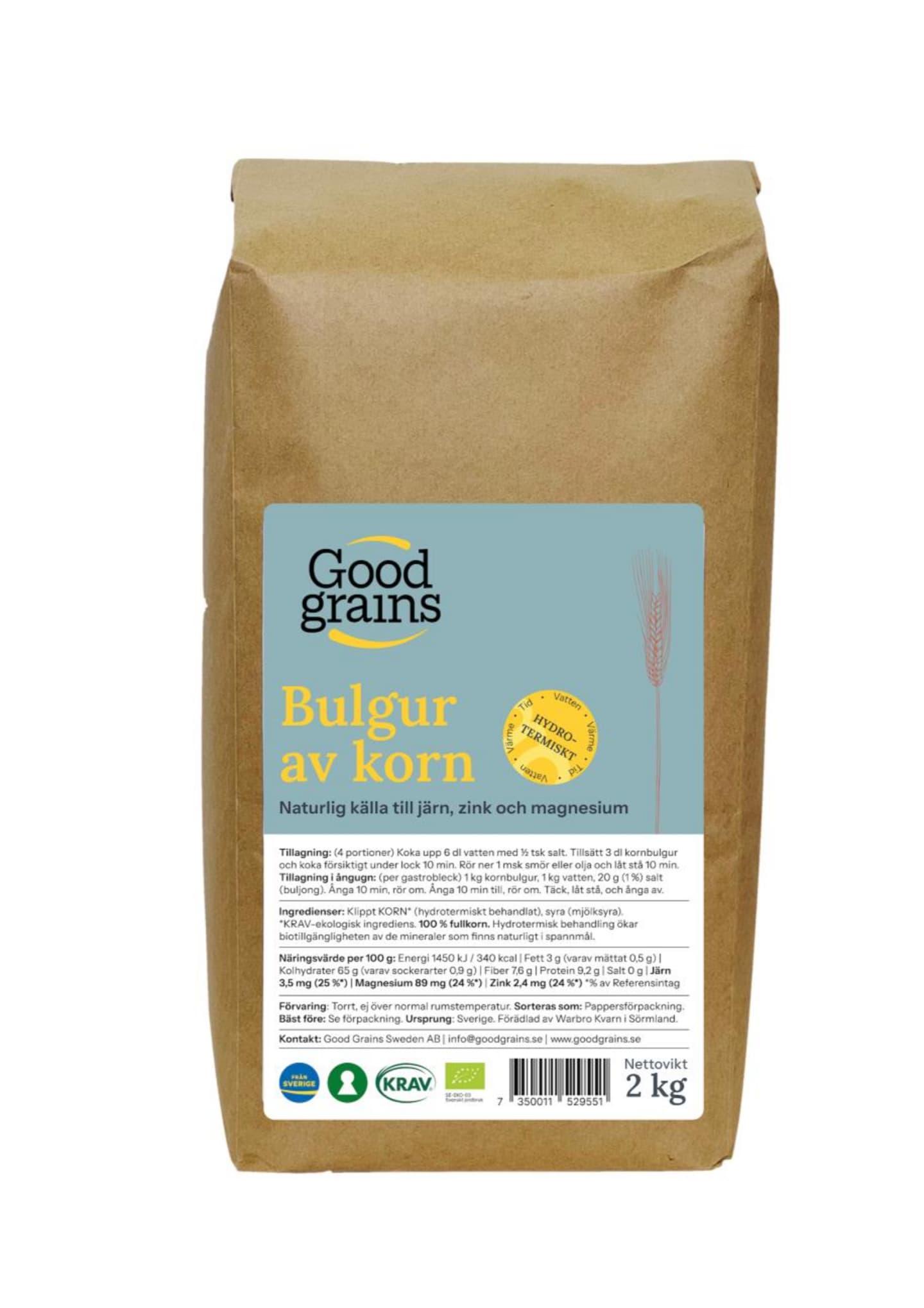 Bulgur av korn HT 2kg - Bild 1 av 3