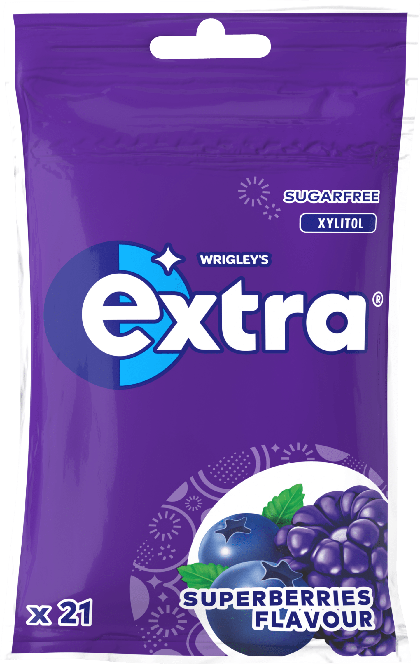 Tuggummi Extra Superberries 21-pack