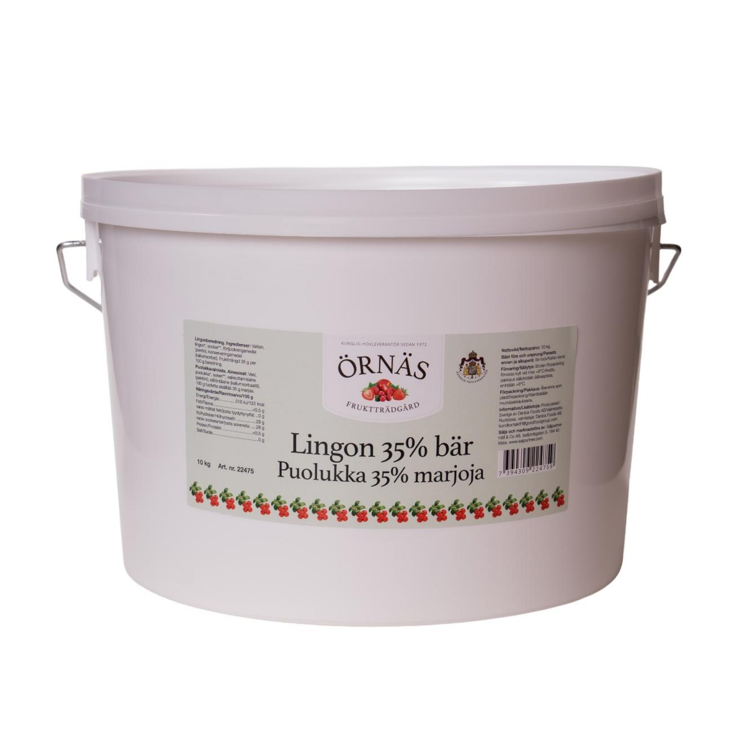 Bärberedning lingon 35% 10kg - Bild 1 av 2