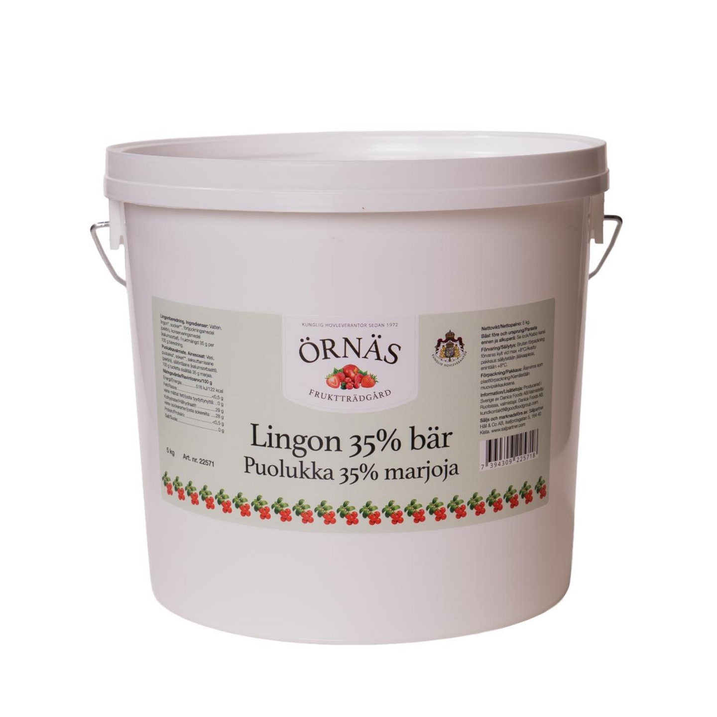 Bärberedning lingon 35% 5kg - Bild 1 av 2