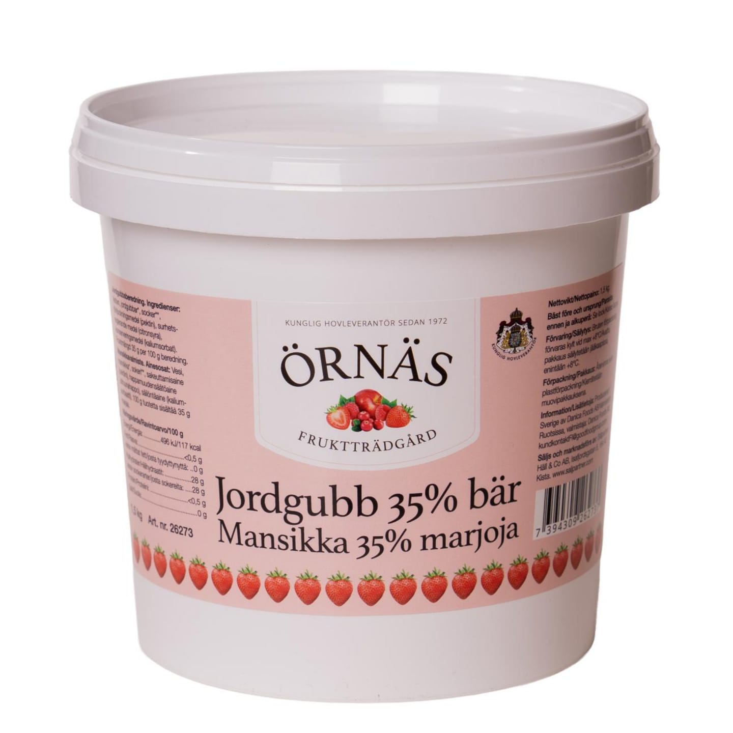 Bärberedning jordgubb 35% 1,5kg - Bild 1 av 1