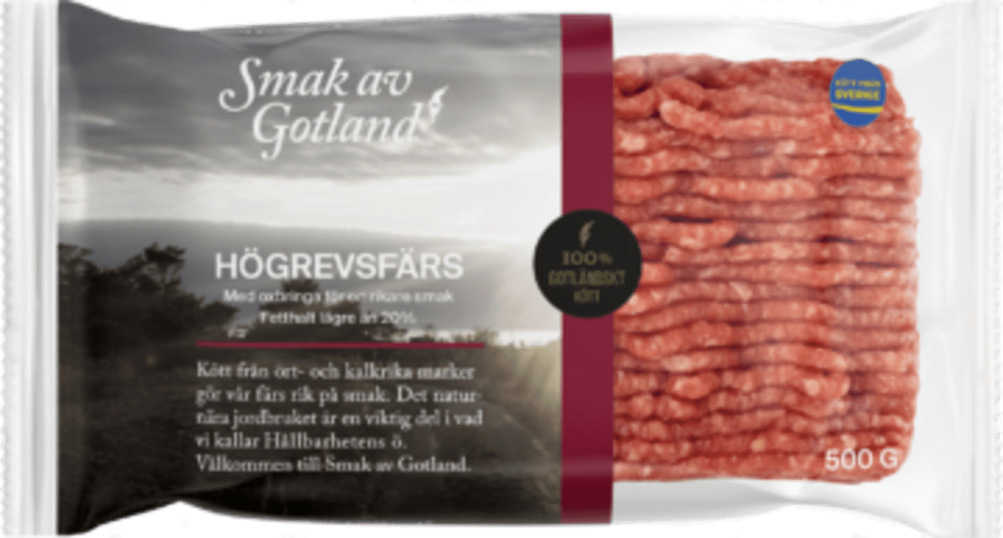 Högrevsfärs 500g