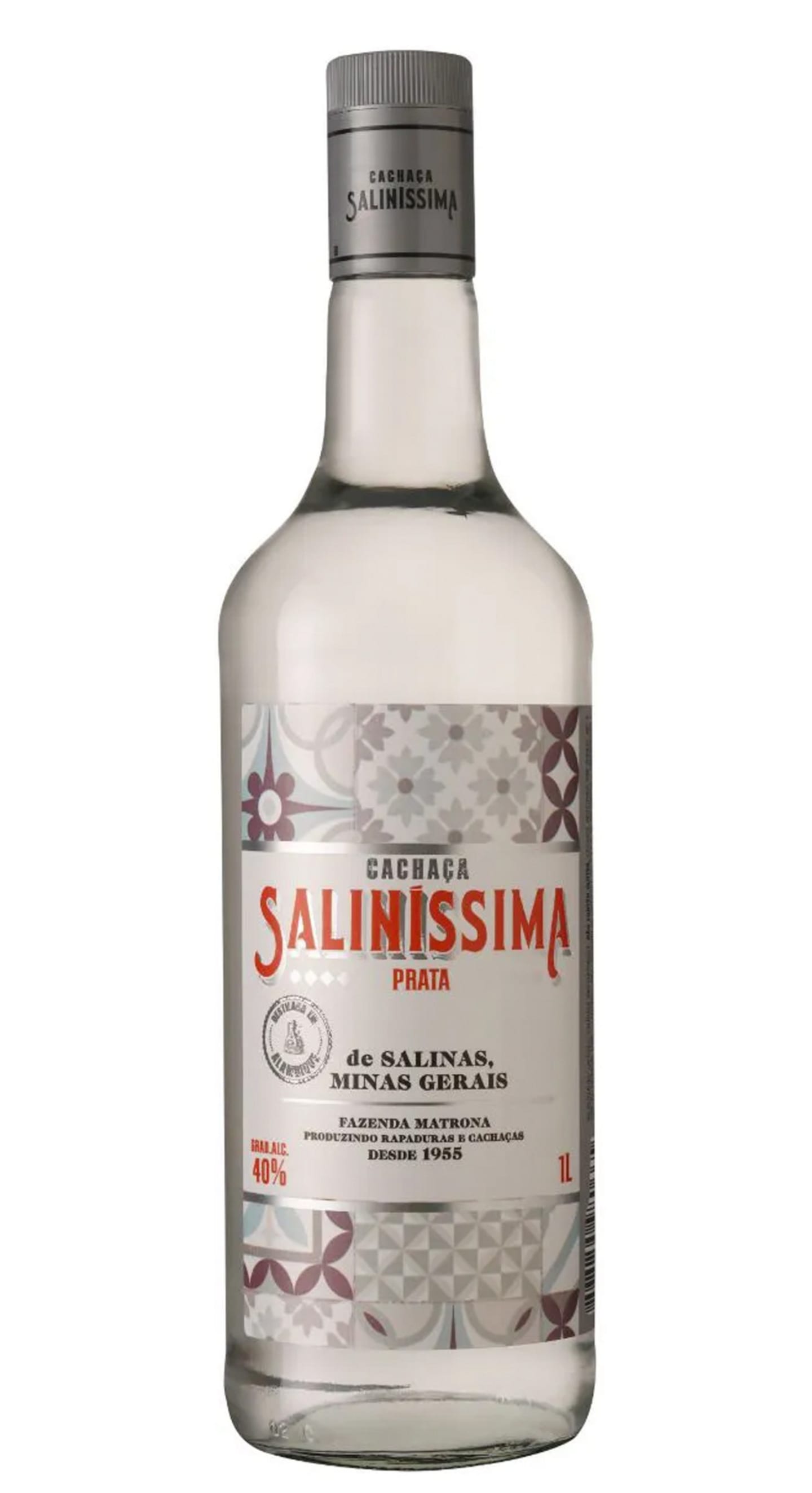 Salinissima Cachaca Prata Silver 1L