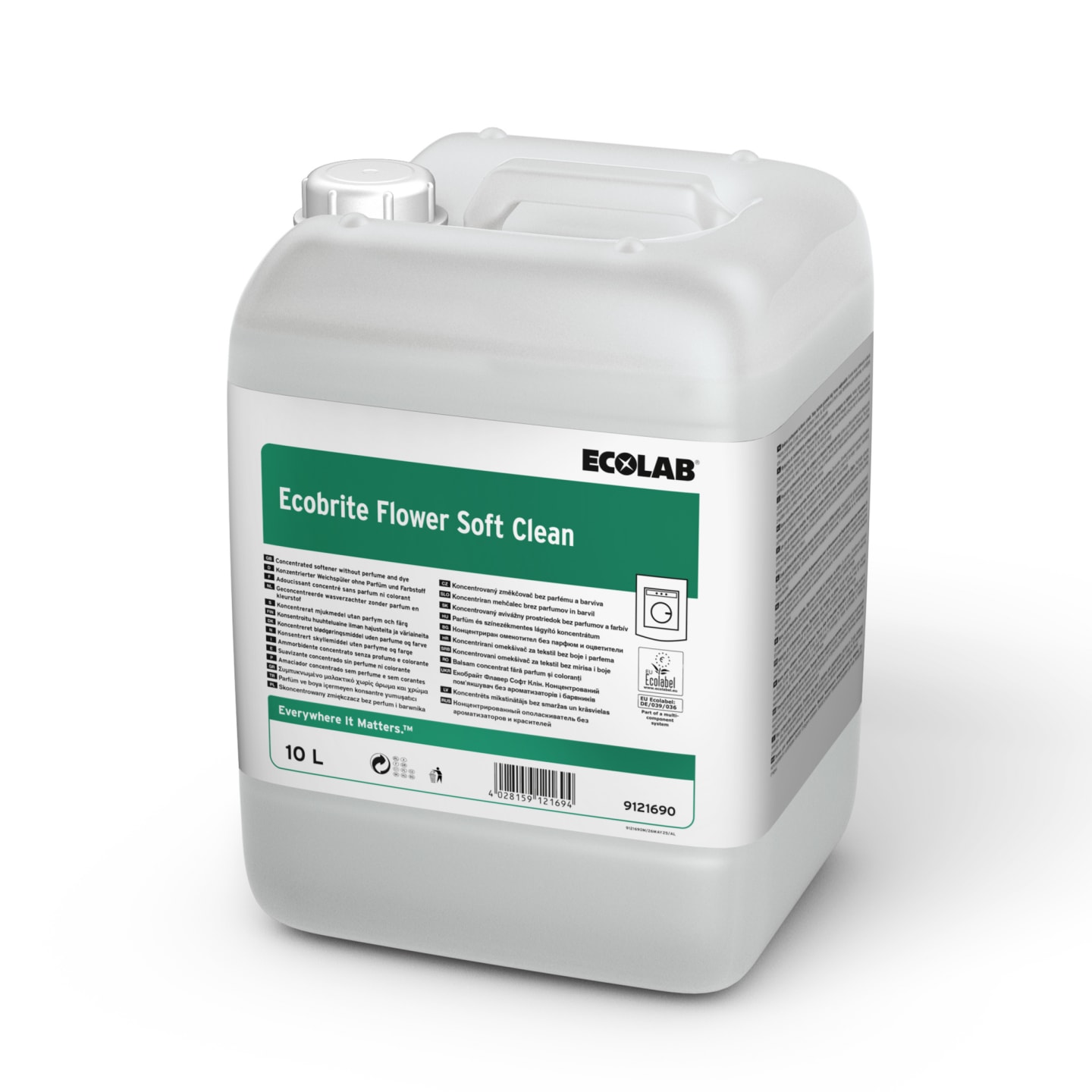 Ecobrite sköljmed flower soft clean 10L