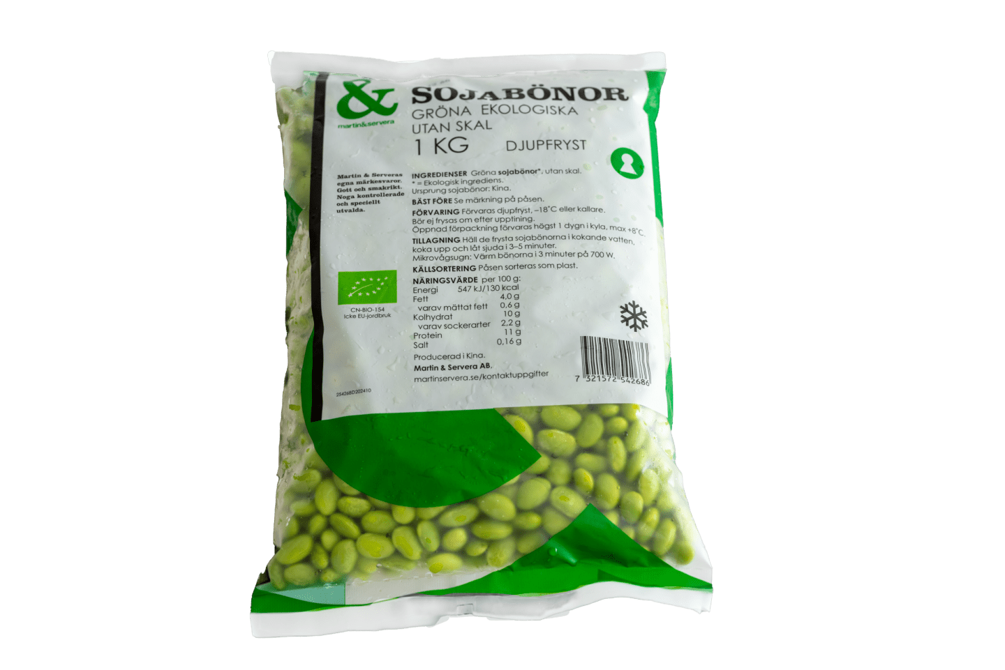 Sojabönor gröna utan skal 1kg - Bild 1 av 3