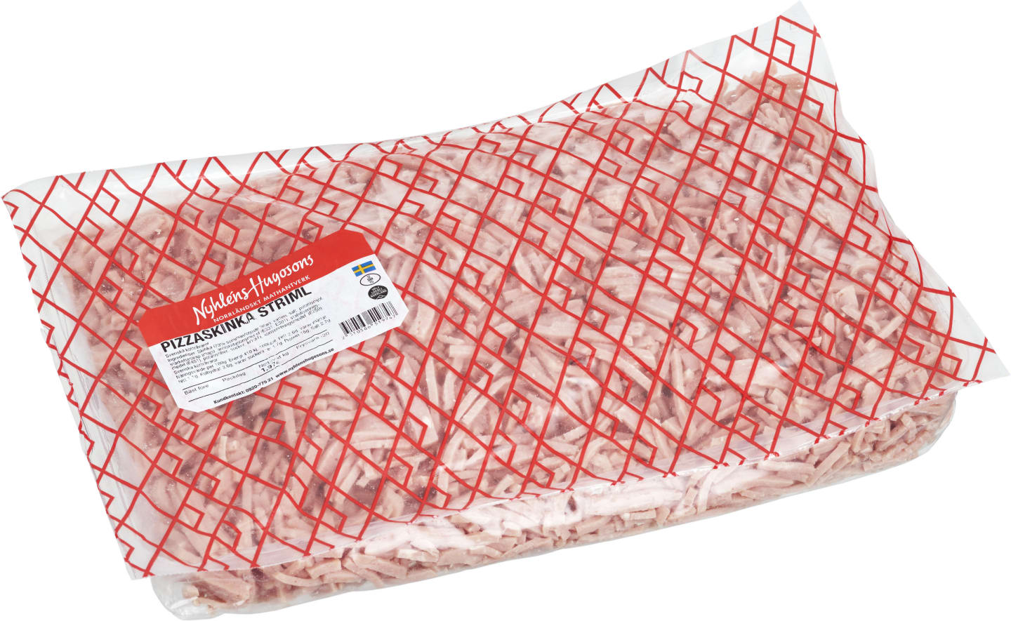 Pizzaskinka kokt strimlad 2kg