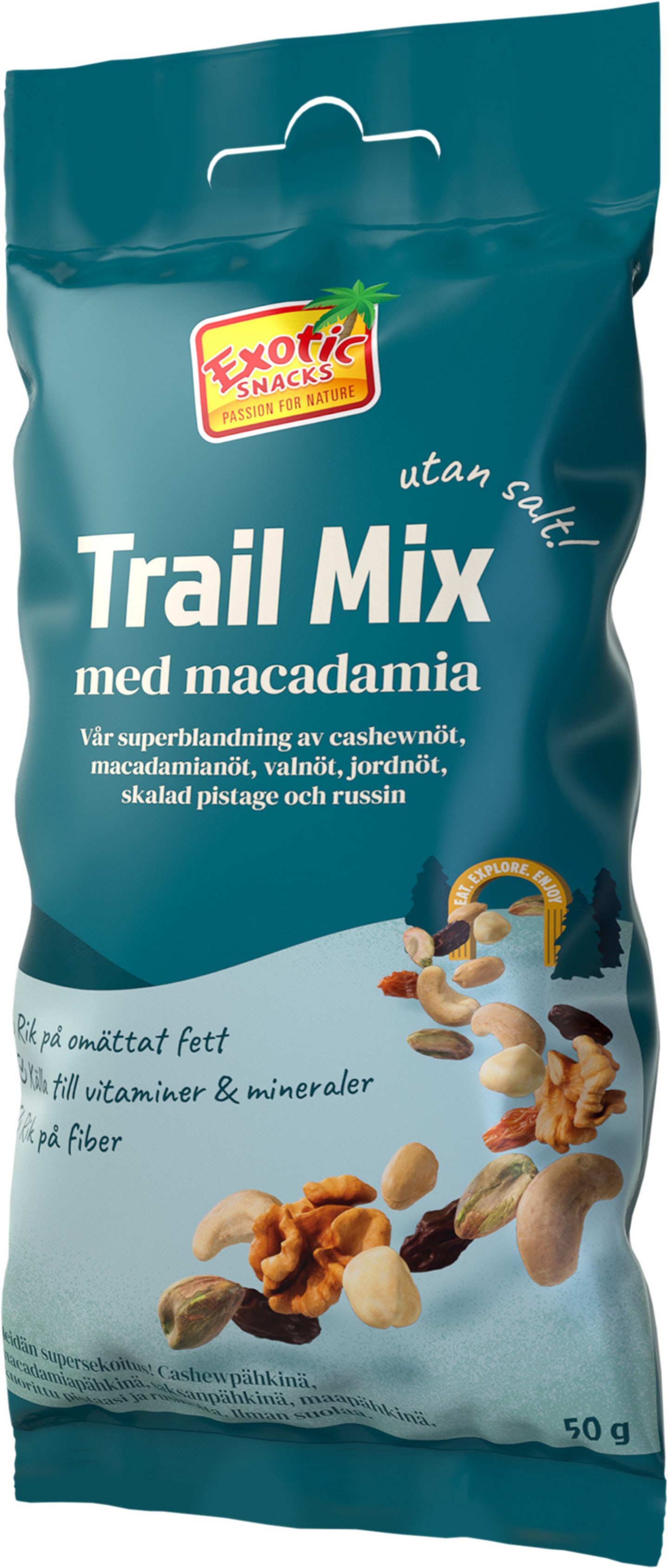 Grab N Go Trailmix Macadamia 50g