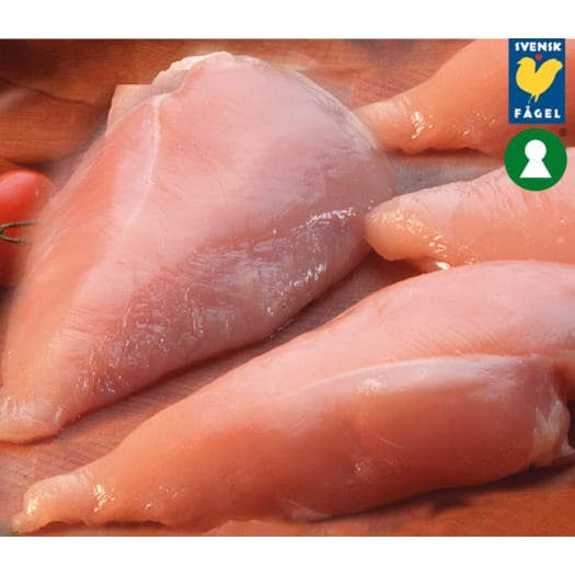 Kycklingfilé mörad 120-150g/3kg